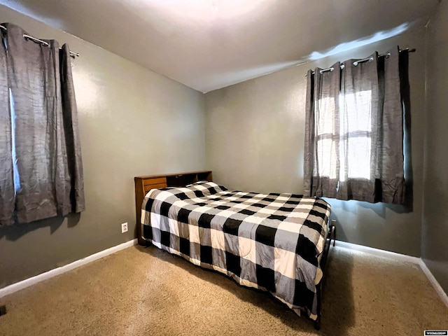 bedroom featuring carpet flooring