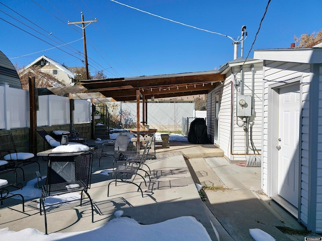 view of patio / terrace