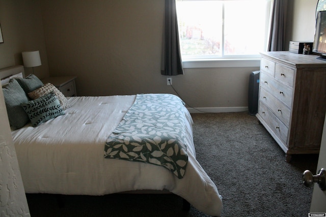 bedroom featuring carpet flooring