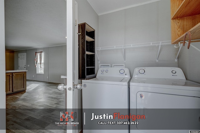 washroom with washer and clothes dryer