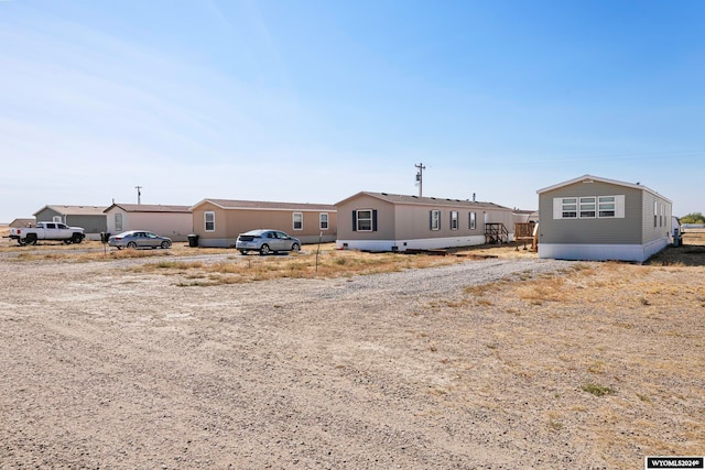 view of manufactured / mobile home