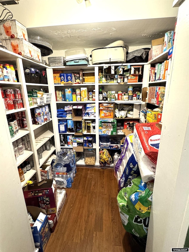 view of pantry