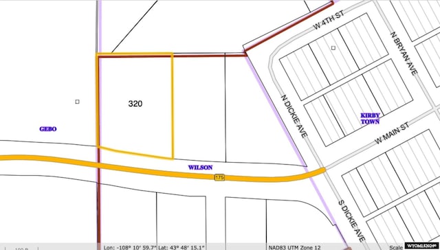 320 W Main St, Kirby WY, 82430 land for sale