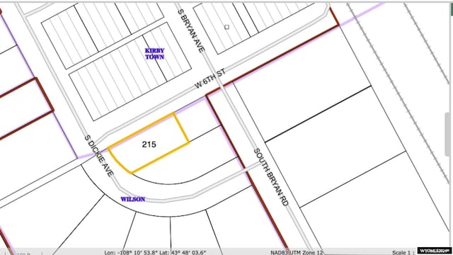 215 W 6th St, Kirby WY, 82430 land for sale