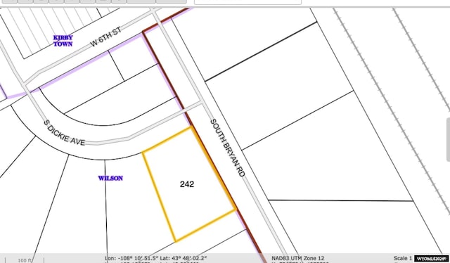 242 S Dickie Ave, Kirby WY, 82430 land for sale