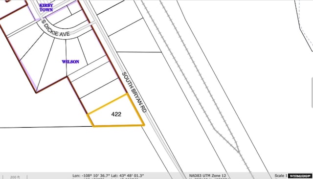 422 S Bryan Ave, Kirby WY, 82430 land for sale