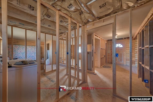 311 Bridge Ave, Worland, WY 82401 - misc room with washer / clothes dryer