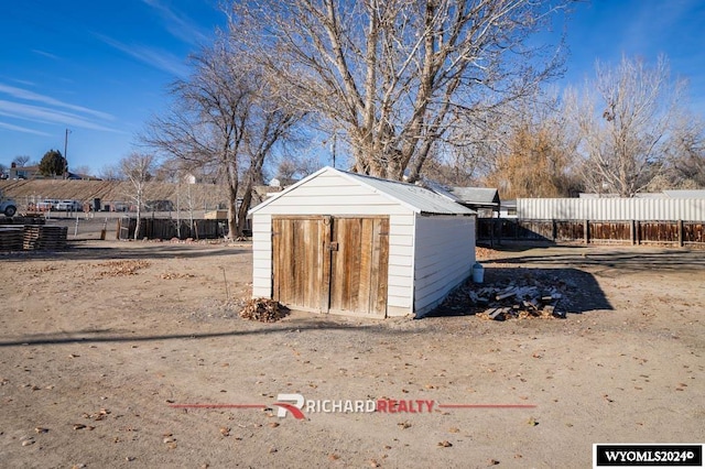 view of outbuilding