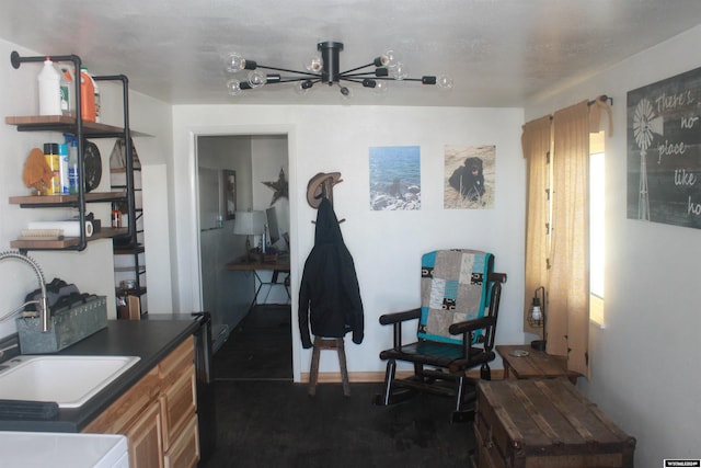 kitchen featuring sink