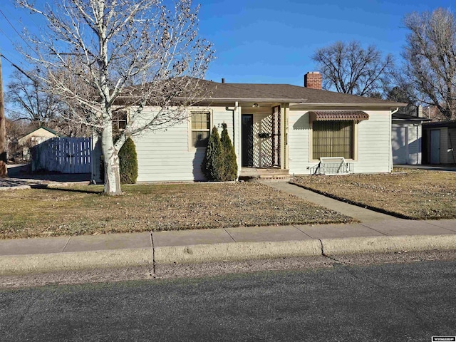 view of ranch-style home