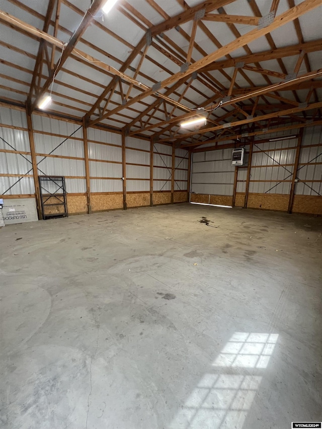 610 Charles St, Douglas, WY 82633 - garage featuring a wall unit AC