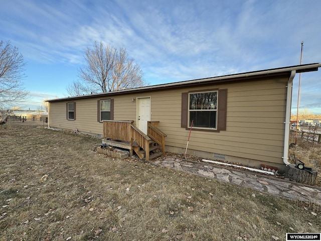 view of manufactured / mobile home