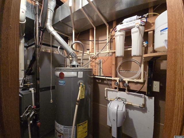 utilities featuring water heater