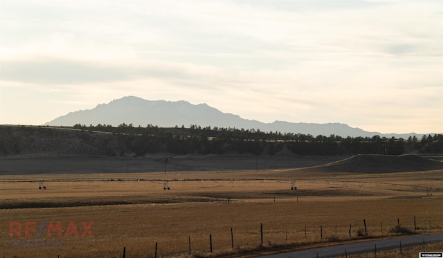 mountain view with a rural view