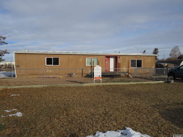 view of manufactured / mobile home