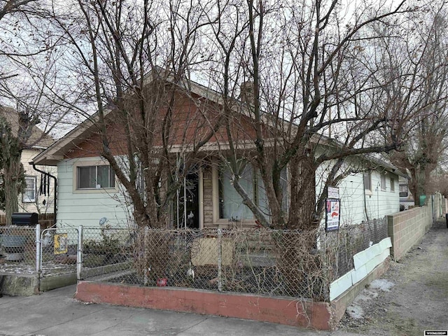 view of bungalow-style house