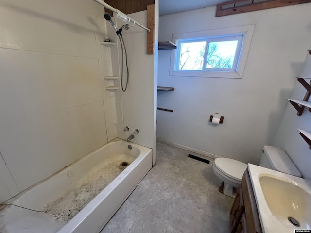 bathroom featuring toilet and sink