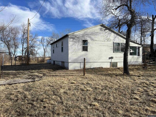 view of home's exterior