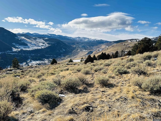 view of mountain feature