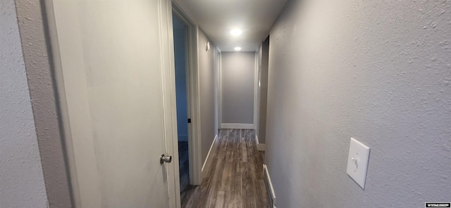 500 Madison, Rawlins, WY 82301 - hall with baseboards and wood finished floors
