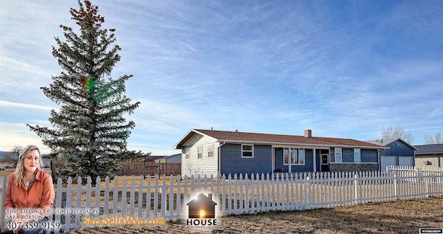 view of ranch-style home