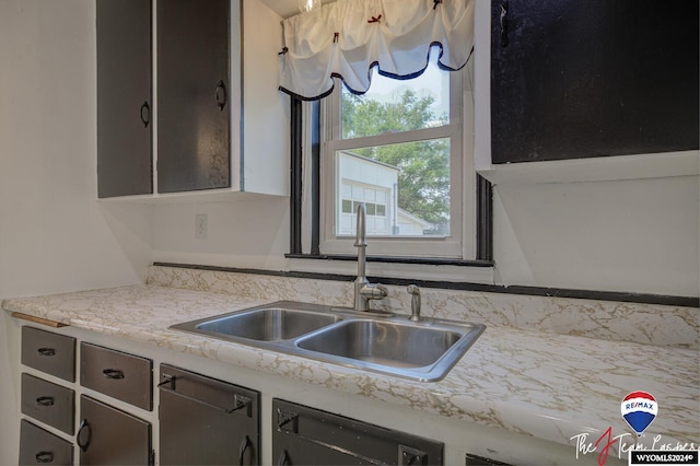 kitchen featuring sink