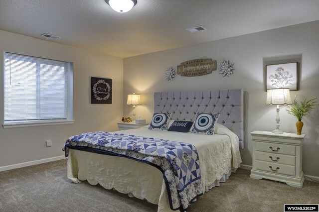 bedroom featuring carpet floors