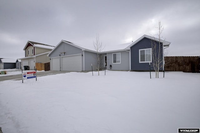 view of ranch-style home