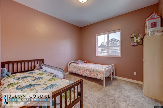 bedroom featuring carpet floors