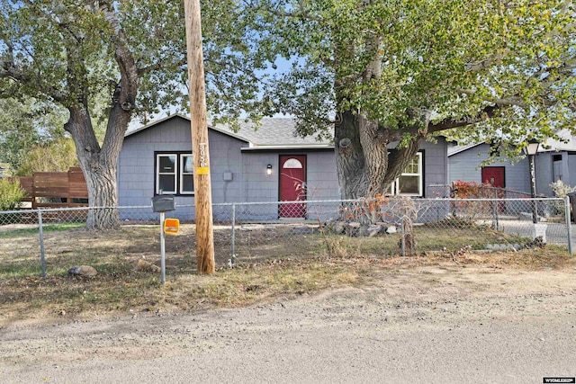 view of front of home