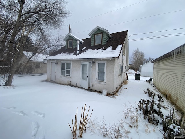 view of cape cod house