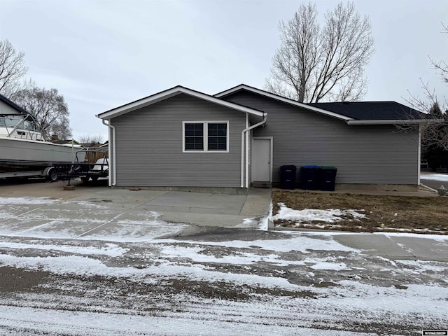 view of front of home