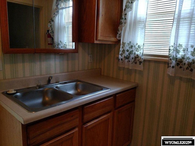 kitchen featuring sink