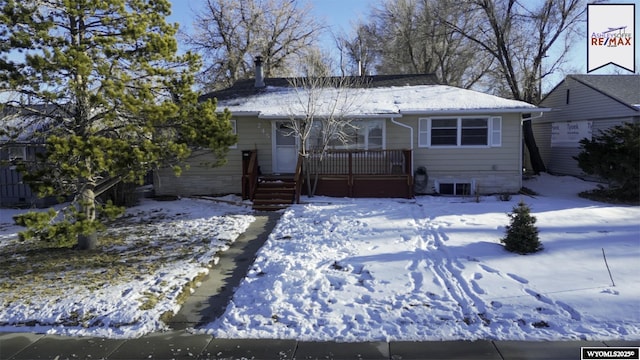 view of front of home