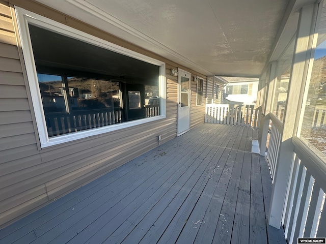 view of deck