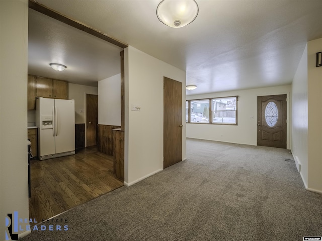 view of carpeted entryway