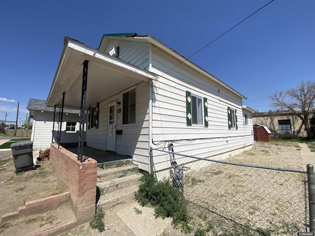 view of side of home