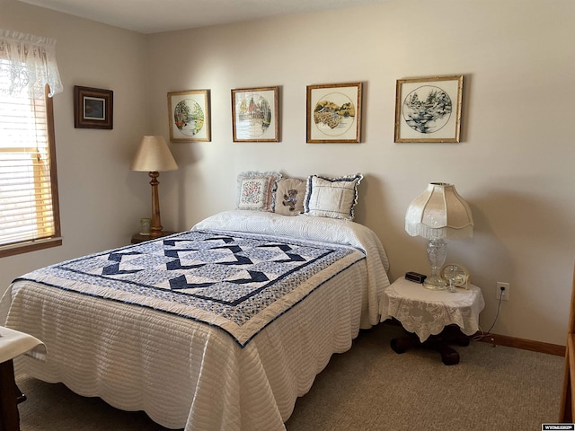 bedroom featuring carpet floors