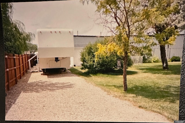 exterior space with a lawn