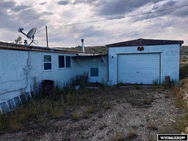 view of rear view of property