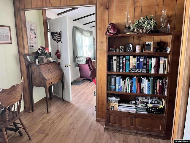 interior space featuring light hardwood / wood-style flooring