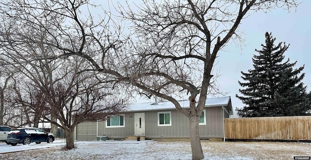 view of ranch-style house