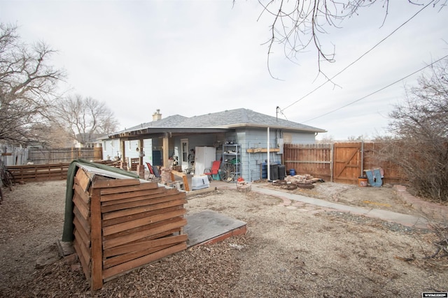 view of rear view of house