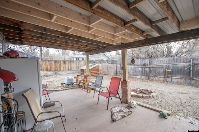 view of patio