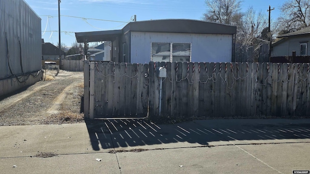 view of front of home