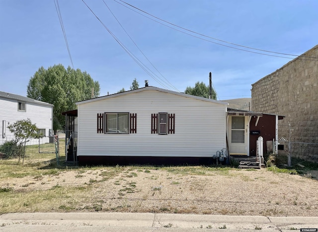 view of front of home