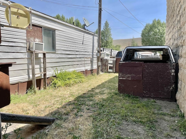 view of yard with cooling unit