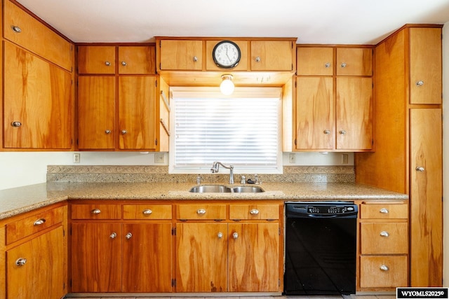 kitchen with dishwasher and sink