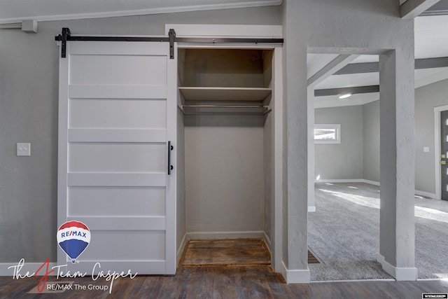 view of closet