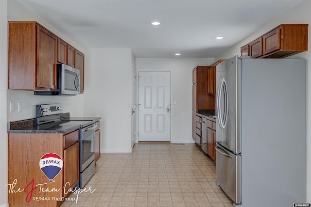 kitchen featuring appliances with stainless steel finishes